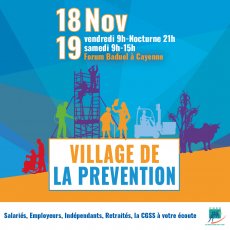 Village de la Prévention à Cayenne du 18 au 19 novembre 2022